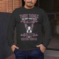 Boston Terrier Don't Mess With American Gentleman Dog Lover Men's Long Sleeve T-Shirt, funny design