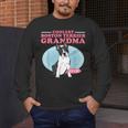 Boston Terrier Grandma Bostie Dog Owner Boston Terrier Men Women Men's Long Sleeve T-Shirt, funny design