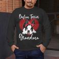 Boston Terrier Grandma Dog Owner Boston Terrier For Men Women Men's Long Sleeve T-Shirt, funny design