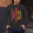 Boston Terrier Mom Dad Dog Lover Owner Women Men Men's Long Sleeve T-Shirt, funny design