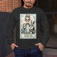 The Boston Terrier Mom Skeleton Spooky Season Halloween Men's Long Sleeve T-Shirt, funny design