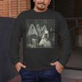 Boston Terrier Selfie With Ghosts Halloween Dog Lover Men's Long Sleeve T-Shirt, funny design