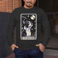 Boston Terrier Tarot Card Star With The Moon Men Women Kids Men's Long Sleeve T-Shirt, funny design