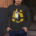 Boston Terrier s Mid-Century Modern Art s Street Grunge Men's Long Sleeve T-Shirt, funny design