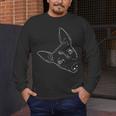 Dog American Hairless Terrier Men's Long Sleeve T-Shirt, funny design