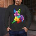 Dog Lover Boston Terrier Dog Colorful Boston Terrier Men Women Kids Men's Long Sleeve T-Shirt, funny design