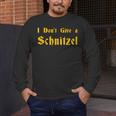 I Don't Give a Schnitzel T-Shirt Men's Long Sleeve T-Shirt, funny design
