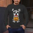 Halloween Dog Boston Terrier Mummy Costume Men Women Kids Men's Long Sleeve T-Shirt, funny design