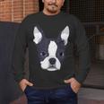 Kids Boston Terrier Dog For Women And Girls Men's Long Sleeve T-Shirt, funny design