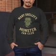 Mary Shelley's Monster Fan Club Gothic Horror Parody Men's Long Sleeve T-Shirt, funny design