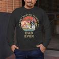 Vintage Best Boston Terrier Dad Ever Dog Father Father's Day Men Girls Kids Men's Long Sleeve T-Shirt, funny design