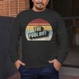 Vintage Retro The Pool Boy Men's Long Sleeve T-Shirt, funny design