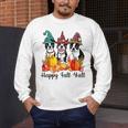 Boston Terrier Dog Lover Fall Ya'Ll Halloween Costume Men Women Men's Long Sleeve T-Shirt, funny design