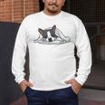 Boston Terrier Dog Official Sleeping Men Women Girls Kids Men's Long Sleeve T-Shirt, funny design