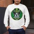 Boston Terrier Dog St Patricks Day Irish Pet Lover Men Women Kids Men's Long Sleeve T-Shirt, funny design