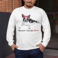 Boston Terrier Mom Bandana Boston Terrier Dog Men's Long Sleeve T-Shirt, funny design