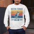 Dog Boston Terrier Mom Vintage Boston Terrier Mom Men's Long Sleeve T-Shirt, funny design