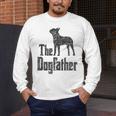 The Dogfather Boston Terrier Dog Funny Dog Gift T-Shirt For Men Women Girls Kids Men's Long Sleeve T-Shirt, funny design