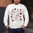 Valentine's Day Boston Terrier Men's Long Sleeve T-Shirt, funny design
