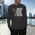 Best Dog Dad Ever Boston Terrier Dog Lover For Dad Men Women Girls Kids Men's Long Sleeve T-Shirt, gift for family, gift for coworker