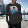 Boston Terrier Dad Retro Men's Long Sleeve T-Shirt, gift for family, gift for coworker