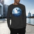 Boston Terrier Dog Moon Dog Mom Dad Women Men Dog Lovers Men's Long Sleeve T-Shirt, gift for family, gift for coworker