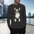 Boston Terrier Dog Motif Pet Art Boston Terrier For Men Women Kids Men's Long Sleeve T-Shirt, gift for family, gift for coworker
