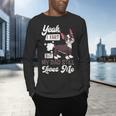 Boston Terrier Fart American Gentleman Non-Sporting Dog Men's Long Sleeve T-Shirt, gift for family, gift for coworker