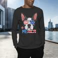 Boston Terrier Merica 4th Of July T Shirt Men Boys Dog Puppy Men's Long Sleeve T-Shirt, gift for family, gift for coworker