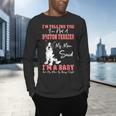 Boston Terrier Mom American Gentleman Dog Lover Mother's Day Men's Long Sleeve T-Shirt, gift for family, gift for coworker