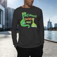 Kids My Nonna Loves Me Dinosaur Grandson Men's Long Sleeve T-Shirt, gift for family, gift for coworker