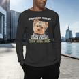 Yorkshire Terrier Yorkie Dog Professional Human Trainer Men's Long Sleeve T-Shirt, gift for family, gift for coworker