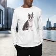 Boston Terrier Dog Dad Boston Terrier Dog Lovers Men's Long Sleeve T-Shirt, gift for family, gift for coworker