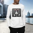 Boston Terrier Mug Shot Guilty Dog Men's Long Sleeve T-Shirt, gift for family, gift for coworker
