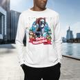 Boston Terrier Santa Claus Coffee Mug Merry Christmas Dogs Men's Long Sleeve T-Shirt, gift for family, gift for coworker