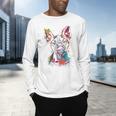 Boston Terrier Splash Men's Long Sleeve T-Shirt, gift for family, gift for coworker