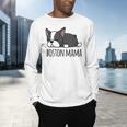 Cute Boston Terrier Boston Mama Men's Long Sleeve T-Shirt, gift for family, gift for coworker