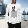 Dog In Your Pocket Boston Terrier For Men Women Girls Kids Men's Long Sleeve T-Shirt, gift for family, gift for coworker