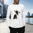 Love NOPE Boston Terrier Dog Lover Men's Long Sleeve T-Shirt, gift for family, gift for coworker