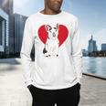 Valentine's Day Boston Terrier Lover Men's Long Sleeve T-Shirt, gift for family, gift for coworker