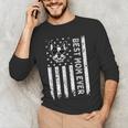 Best Boston Terrier Dog Mom Ever USA Flag For Men Women Kids Men's Long Sleeve T-Shirt, novelty gifts, funny gifts