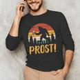 Bigfoot Sasquatch Prost Retro Bavarian Oktoberfest Men Women Men's Long Sleeve T-Shirt, novelty gifts, funny gifts