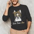Birthday And Mother's Day -Boston Terrier Mom Men's Long Sleeve T-Shirt, novelty gifts, funny gifts