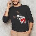 Boston Terrier Bostie Dog Kids Women Girls Men's Long Sleeve T-Shirt, novelty gifts, funny gifts
