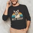 Boston Terrier Boston-Bulldog Men's Long Sleeve T-Shirt, novelty gifts, funny gifts