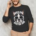 Boston Terrier Dad Father’s Day Dog Dad Men’s Men's Long Sleeve T-Shirt, novelty gifts, funny gifts