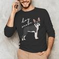 Boston Terrier Dog Mom Woman Women Men's Long Sleeve T-Shirt, novelty gifts, funny gifts