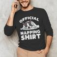 Boston Terrier Dog Official Sleeping Shirt Men Women Kids Men's Long Sleeve T-Shirt, novelty gifts, funny gifts