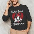 Boston Terrier Grandma Dog Owner Boston Terrier For Men Women Men's Long Sleeve T-Shirt, novelty gifts, funny gifts