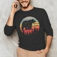 Catch Some Rays Vintage Retro Grizzly Bear Men's Long Sleeve T-Shirt, novelty gifts, funny gifts